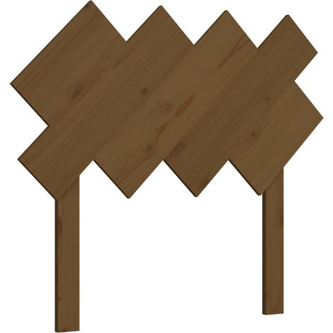 Maison Exclusive - Kopfteil Honigbraun 92x3x81 cm Massivholz Kief