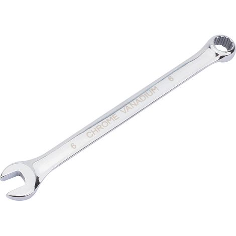 Draper HI-TORQ® 6mm Short Pattern Metric Combination Spanner – Fully Polished, Model 35185 (1/5)