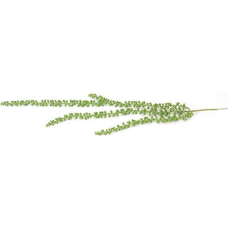 Lot de 2 plantes succulentes artificielles vertes compatibles avec une guirlande de perles décorative (1/4)