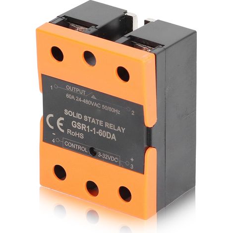Miniatur-Halbleiterrelais DA DC 3-32V bis 24-480V Verteilersteuerung, SSR-Modul (1/5)