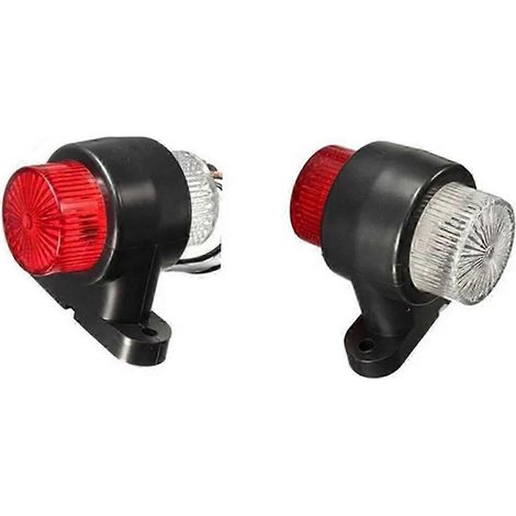 Feux de position latéraux 24 V pour camion, feux de gabarit 12 V pour remorque, ensemble de feux arrière (2 pièces) (1/5)