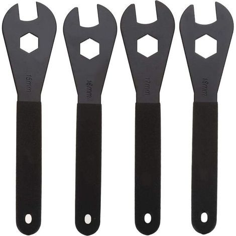 Clé à vélo - Clé à cône en Acier au Carbone Multifonction Durable Outil de réparation de vélo(15mm,16mm,17mm,18mm) (1/5)