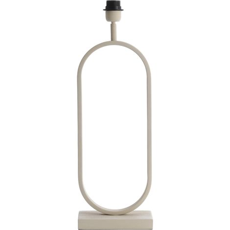 Light & Living - lámpara de mesa - Jamiri - beige - metal -