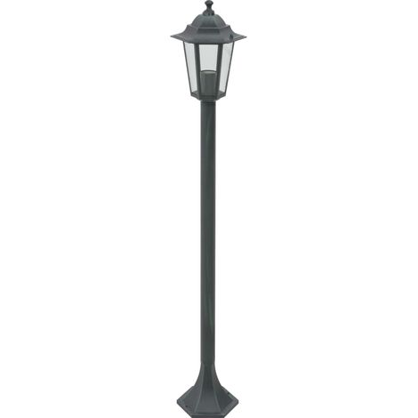 Maison Exclusive - Lampioni da Giardino 6pz E27 110 cm Alluminio Verde Scuro (1/5)