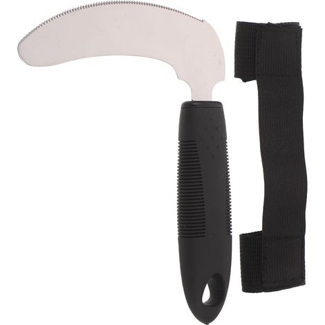 Couteau Ergonomique pour Personnes Handicapées Lame Sécurisée en Acier Inoxydable et Poignée Antidérapante, Ustensile Adapté pour Repas en Maison de Retraite (1/5)