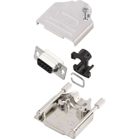 MH Connectors MHDTZK9-DB9S-K D-SUB Buchsenleisten-Set 180 ° Polzahl: 9 Lötkelch 1 St.
