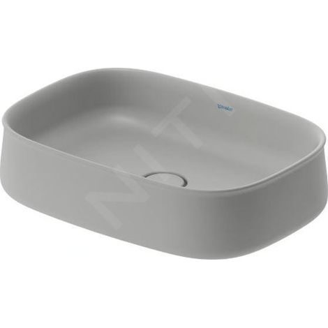 Duravit Zencha lavabo à poser 550 mm, sans trou de radon, (1/3)