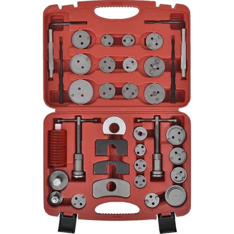 INLIFE Coffret Repousse Piston d’Etrier De Frein- Kit de 35 Pièces (1/4)