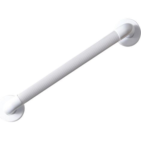 1 - Barre D'appui - Poignée De Bain - Antidérapant Pour Douche Et Escalier - Sécurité Personnes Handicapées Ou Blessées - Blanc - 30,5cm (1/5)