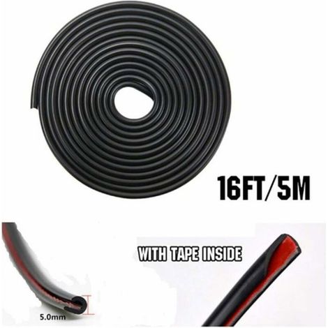 Bande De Protection Porte - Profil En U - PVC Résistant UV - Adhésif Double Face - 5 M (1/4)
