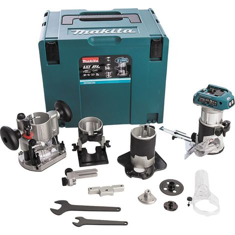 MAKITA DRT50ZJX3 18v Router / Trimmer 1/4" collet (1/10)
