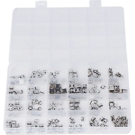 240 connecteurs à souder USB (24 types/modèles), connecteurs à souder micro USB femelles, pour ordinateurs, téléphones portables et appareils électroniques