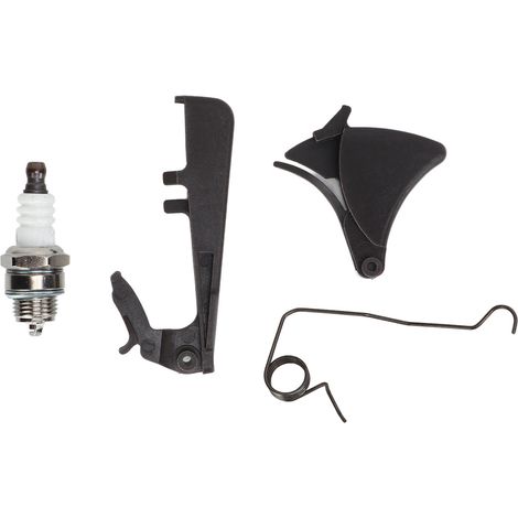 Kit de bougie d'allumage, gâchette d'accélérateur en ABS et fer pour tronçonneuse à essence Husqvarna 340, 345, 346XP, 350, 351, 353, 357XP et 359