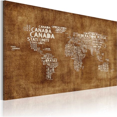 Tableau Imprimé "La Carte Perdue" 40 x 60 cm (1/2)