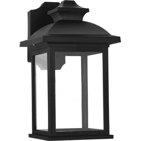 FAB 127561009 Lampada da Parete Esterno Alcandia 1xe27 Nero Ip44 Policarbonato 31x17x22,3 Cm