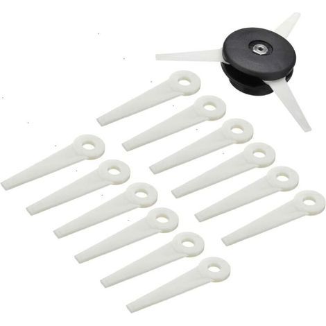 Freischneiderkopf + 12 Schneidmesser für STIHL POLYCUT 6-3 FS40 FS45 FS46 FS50 (1/5)