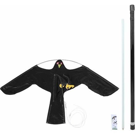 Anti-Bird Kite, Extendable Bird Scarecrow with 6m Telescopic Pole, Bird Repellent, Farm Protection (1/5)