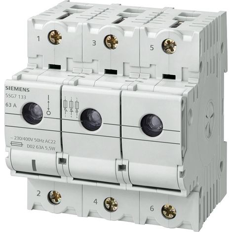 Siemens 5SG7133 Interruptor-seccionador 3P gris