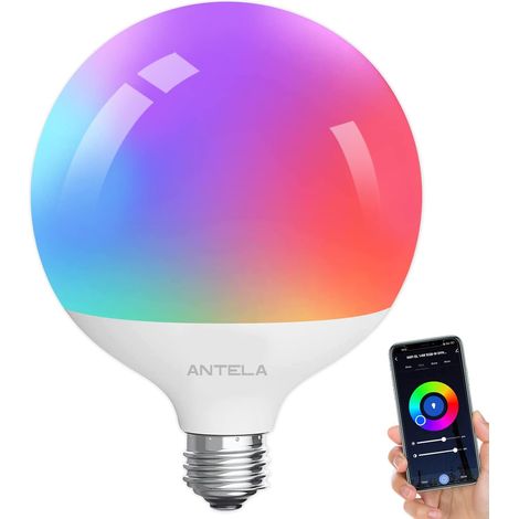 Ampoule Connectée Wifi G120 15W LED RGB+CCT  2700K-6500K, Ampoule Intelligente compatible avec 15, Smart Life APP, 1PC (1/5)