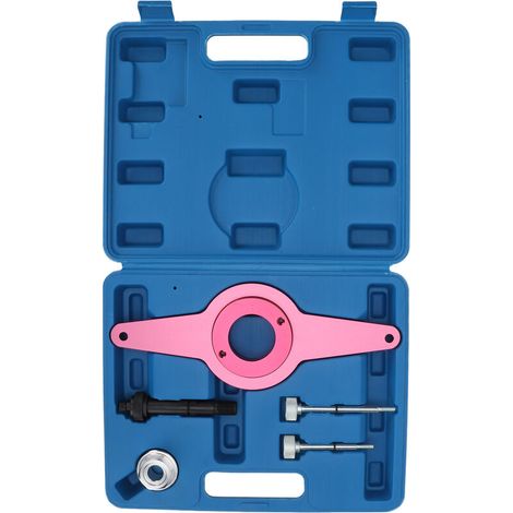 Jeffergarden Outil de maintien d'amortisseur de vibrations de moteur T10531, outil de retrait de poulie de vilebrequin pour 4 cylindres 1.8 2.0 TFSI-DOU