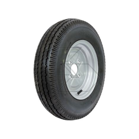 Ruota misure 4.50/10" 6 tele portata 400kg diam. x larghezza 490x125mm A17065