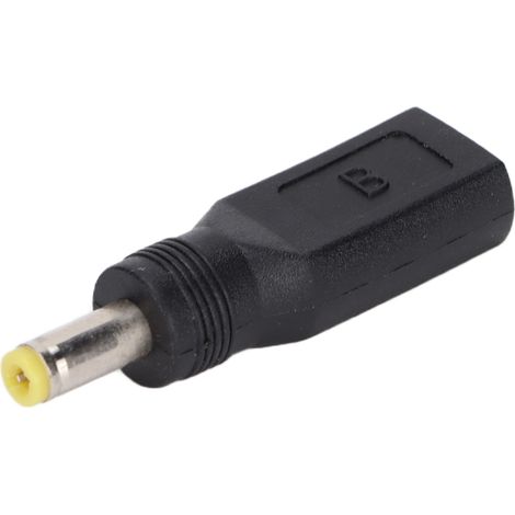 Mini-USB-C-Netzteil (Buchse auf Stecker) für Laptops – DC-zu-USB-C-Konverter