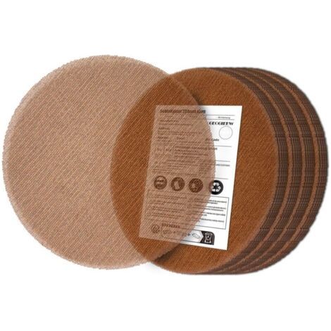Lot de 25 Disques Abrasifs 225mm, Grain 60/80/120/180/320, Anti-colmatage, Compatible avec Ponceuse Girafe/Téléscopique/Murale/Plâtre