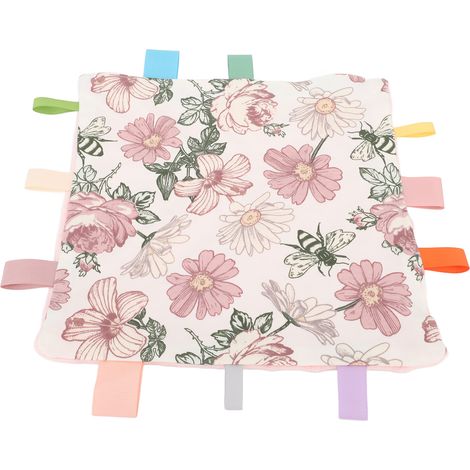 Gant de toilette doux pour bébé avec des imprimés délicats, anneau de dentition en coton doux, linge absorbant pour une utilisation à la maison et à l'extérieur, avec un imprimé abeille. (1/5)