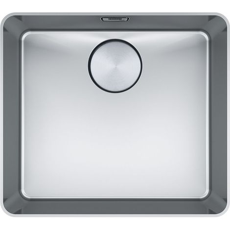 Cuve Mythos MYX 210-45 Inox - 462 x 412 x 200 mm - sous-meuble 55 cm - vidage manuel - Franke (1/5)