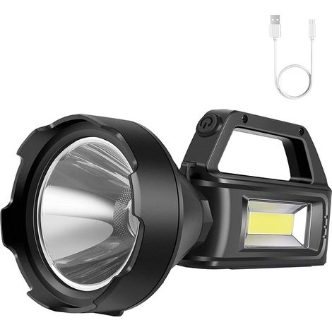 Ultrahelle, wiederaufladbare Solar-Taschenlampe, wasserdicht, zum Angeln, Wandern und Campen (1/5)