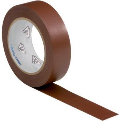 Cinta aislante de 19x0.15mm 20 M Marron (1/4)
