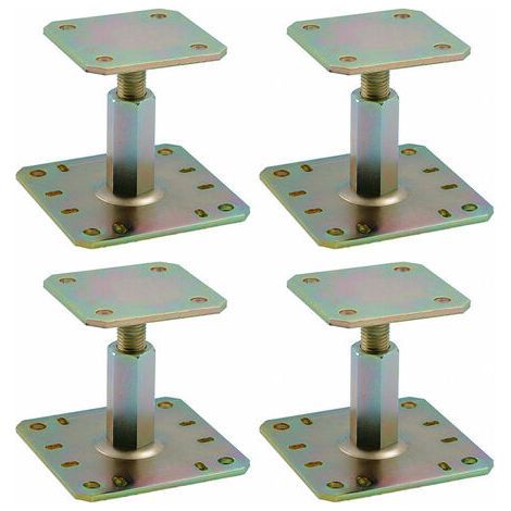 Lot de 4 Pieds de poteau réglables APRN100/150 SIMPSON (1/3)