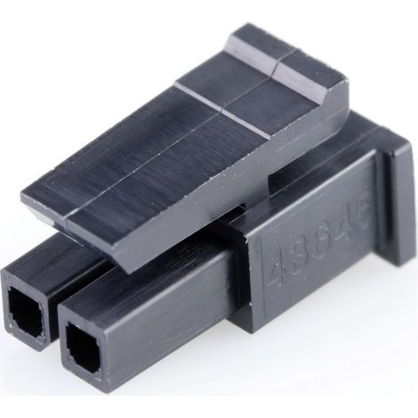 Molex Boîtier femelle pour câble Nbr total de pôles 2 Pas: 3 mm 436450200 1 pc(s) Bag
