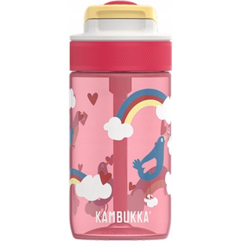 Bottiglia Kambukka per bambini, bottiglia scolastica, Lagoon, 400 ml, Uccellini innamorati, per l'acqua (1/5)