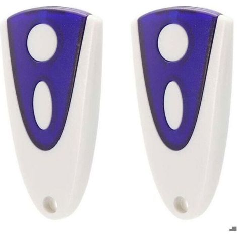 Télécommande Porte Garage - 433,92 MHz - 2 Canaux - Compatible Novoferm Novotron - Lot de 2 (1/4)
