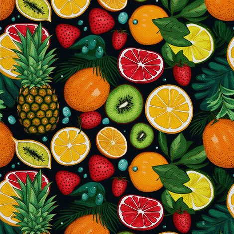 Decoffe Oxford de exterior - Motiv Obst DX6929 (1/5)