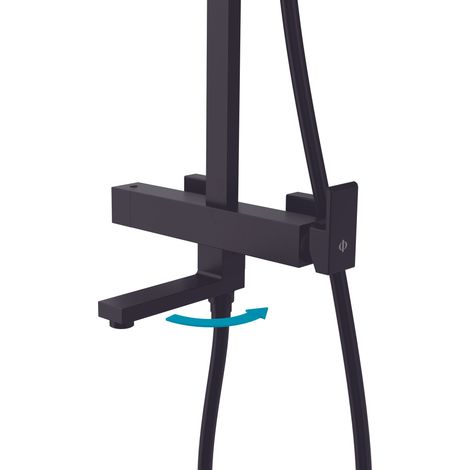Adaptador para Salida de Bañera Acabado en Negro Apto para Modelo Inverter C