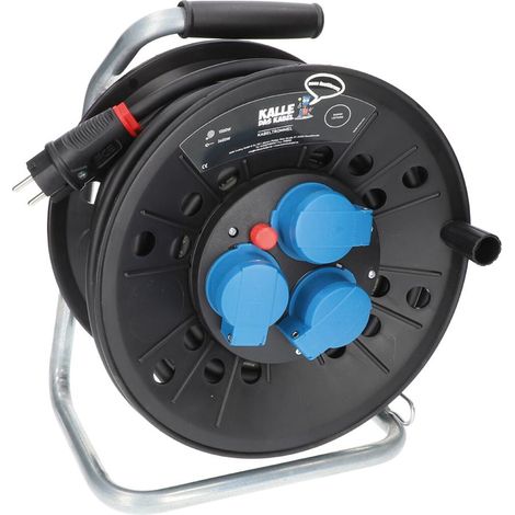 Kalle Kabeltrommel Schuko 2,5mm² IP44 25 Meter