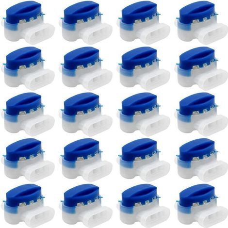 20-teiliges Kabelverbinderset, 314 gelgefüllte Harzklemmen, wasserdichte Kabelverbinder für Gartengeräte, Mähroboter und Autos.