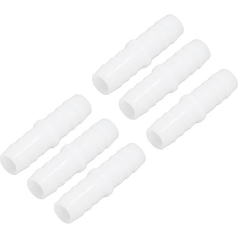 10 Pièces Raccords Droits Plastique pour Tuyau, Jonction Droite 14mm, Adaptateur Connexion Tuyauterie (1/5)
