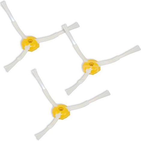 Spazzole laterali (adatte per Roomba 500, 600, 700) giallo/bianco - 3 PZ -PC 59 (1/2)