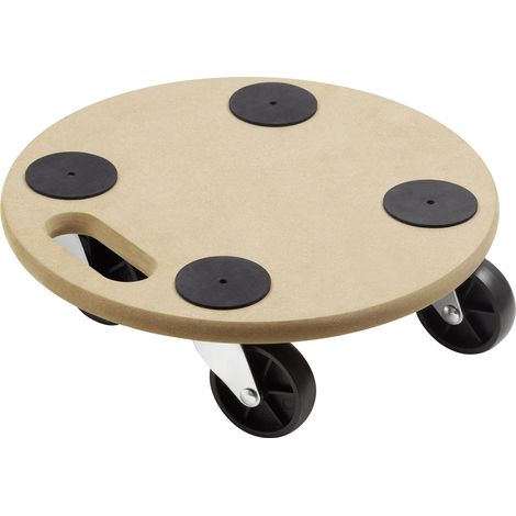 Meister Werkzeuge 0821350  Transportroller Holz  Traglast (max.): 150 kg 350 mm x 350 mm x 100 mm  A (1/5)