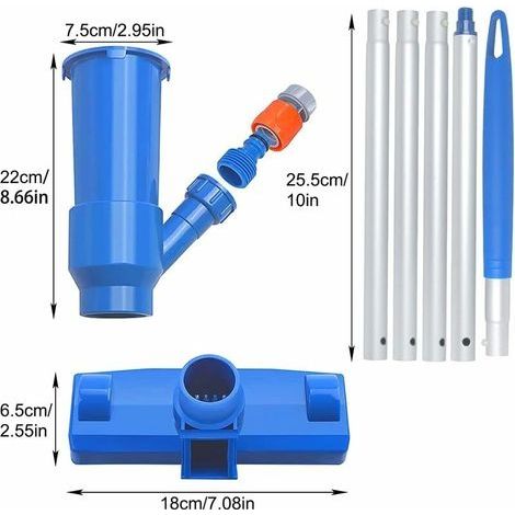Poolreiniger, Mini-Jet-Poolreiniger, Reinigungsset für Aufstellpools, tragbarer Poolreiniger für Blätter, Schmutz und Sand (1/4)
