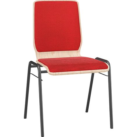 FRANKEL kaiserkraft, Chaise à coque en bois NUKI, rembourrée, (1/2)