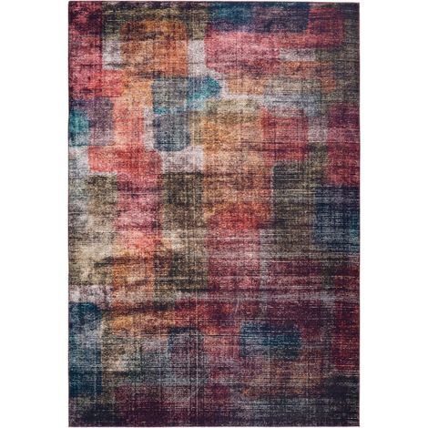 Tapis Moderne à Poils Courts "Galaxy III" Multicolore 80 x 150 cm (1/4)