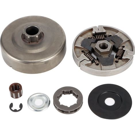Ensemble de pignon de jante de tambour d'embrayage 3/8 en 7, adapté à la scie électrique Stihl MS660 066 064 MS640 MS661 (1/3)