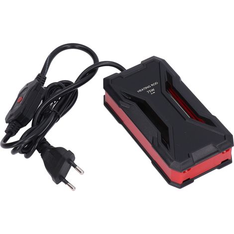 Chauffage d'aquarium ZY-399, tige chauffante submersible, régulateur de température constant, prise UE 220 V, 75 W (1/5)