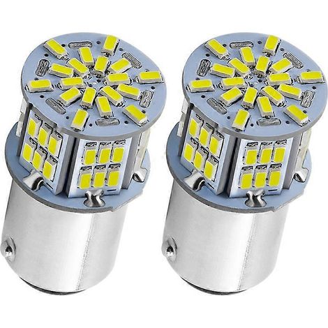 Ampoule LED blanche 1157, 54 SMD, 1080 lumens, ampoules LED 7528, 2357 et 2057 (1/5)