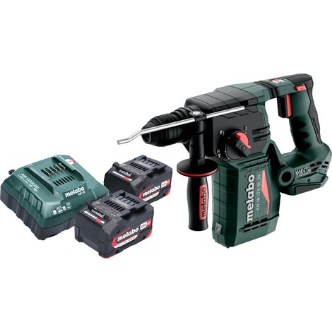 Metabo KH 18 LTX BL 24 Marteau perforateur sans fil 18 V 2,2 J SDS Plus Brushless + 2x batterie 4,0 Ah + chargeur (1/5)