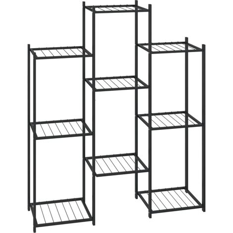 Flower Stand 83x25x100 cm Black Iron vidaXL (1/5)